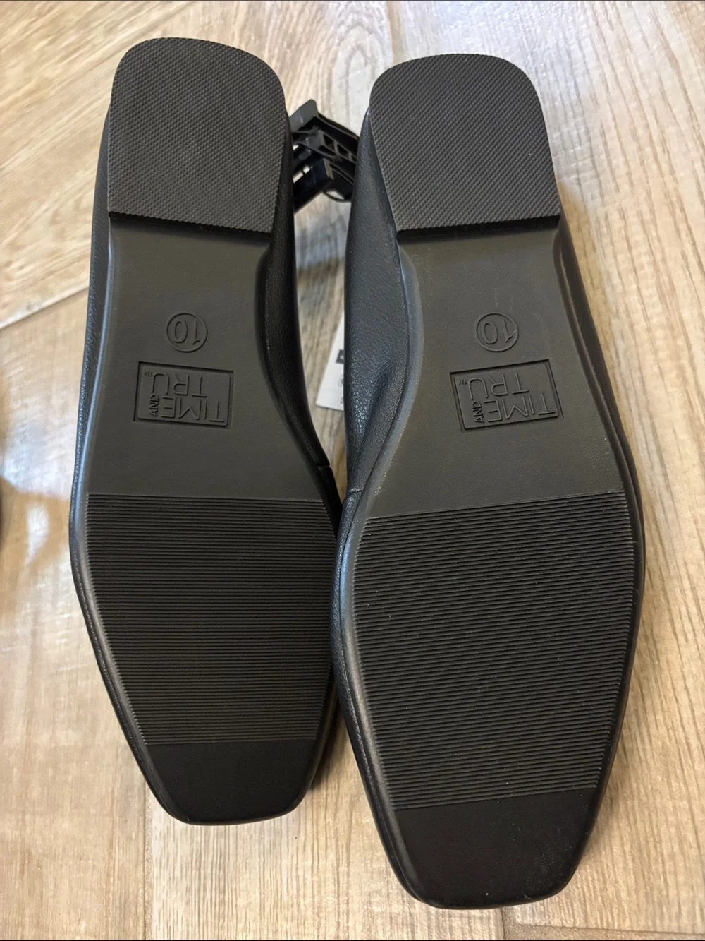New with tag. Time and Tru Black Slip-On Memory Foam Loafers Size 10